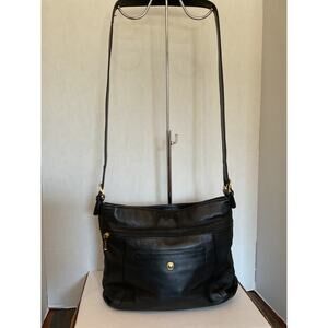 Stone & Company Black Leather Crossbody/Shoulder Bag